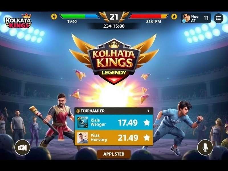 Kolkata Kings player statistics chart